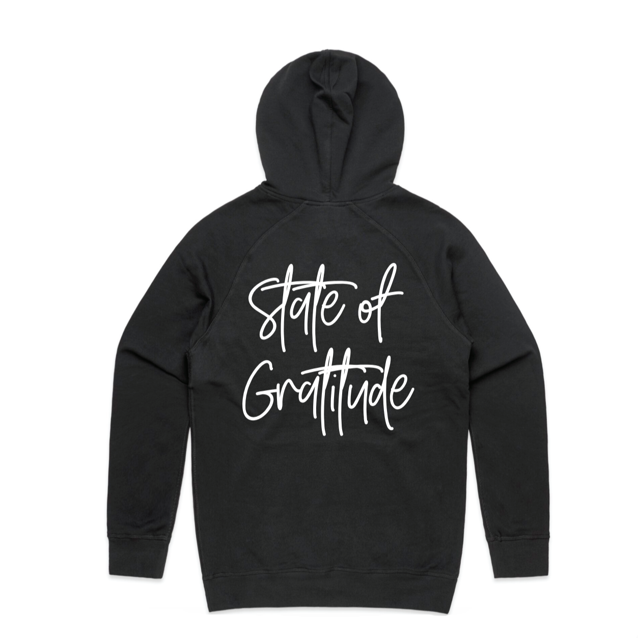 State of Gratitude Hoodie Long Sleeve Sweater with Front Pouch | Grateful synonym | Appreciation synonym | Gratitude synonym | Thankfulness | Define grateful | Grateful meaning
